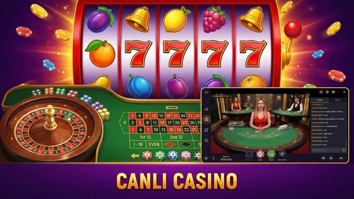 Casino oyunları ekranı